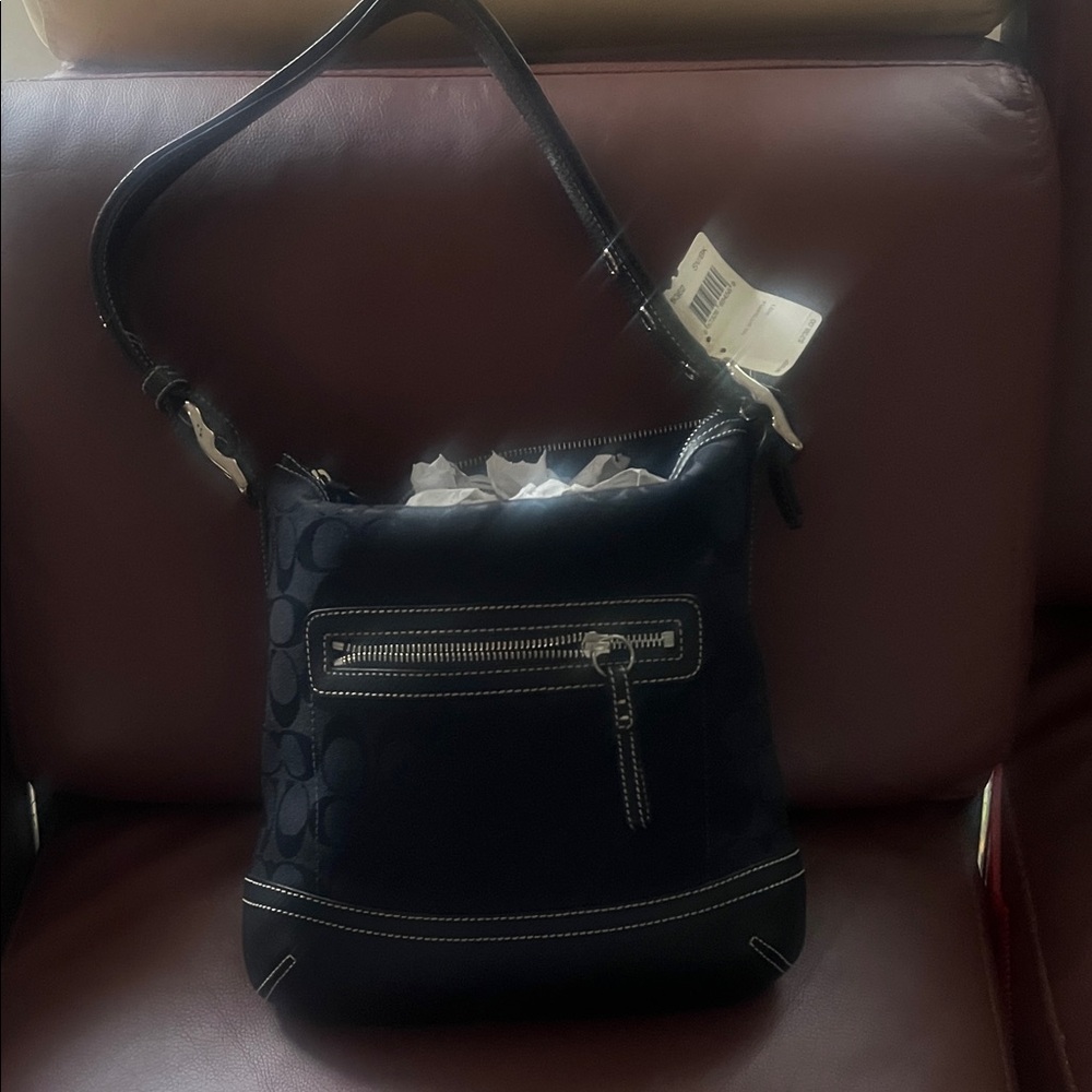 Coach Black Shoulder Bag